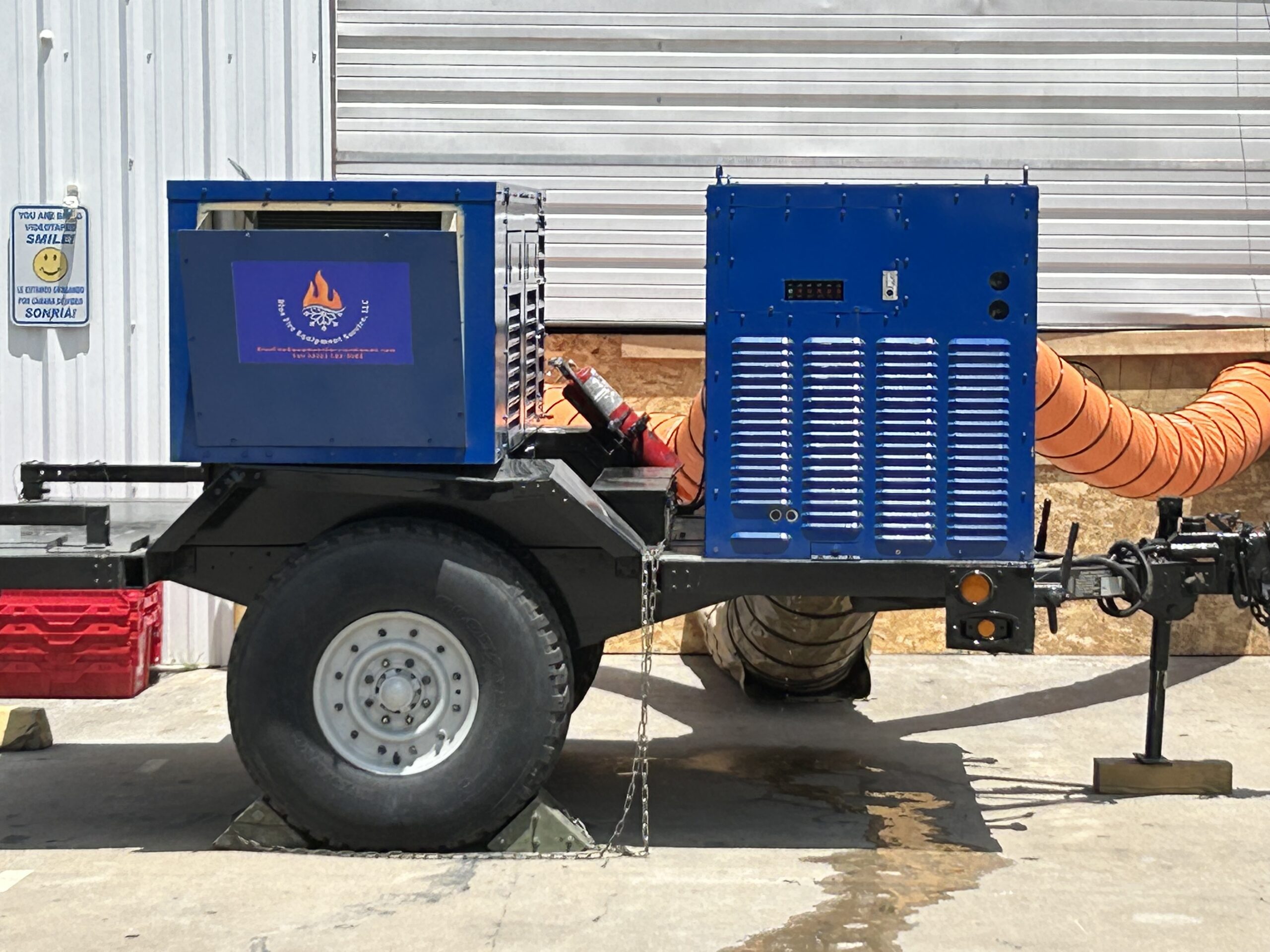 Trailer Mounted AC with Generator